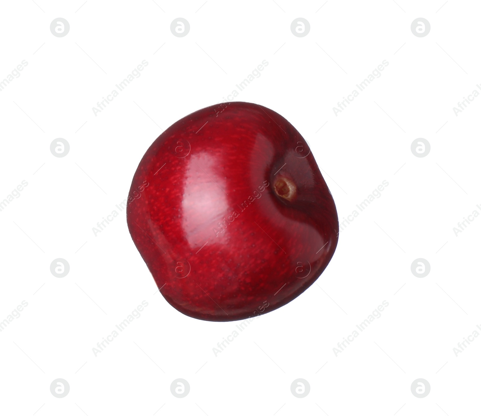 Photo of Fresh ripe sweet cherry isolated on white