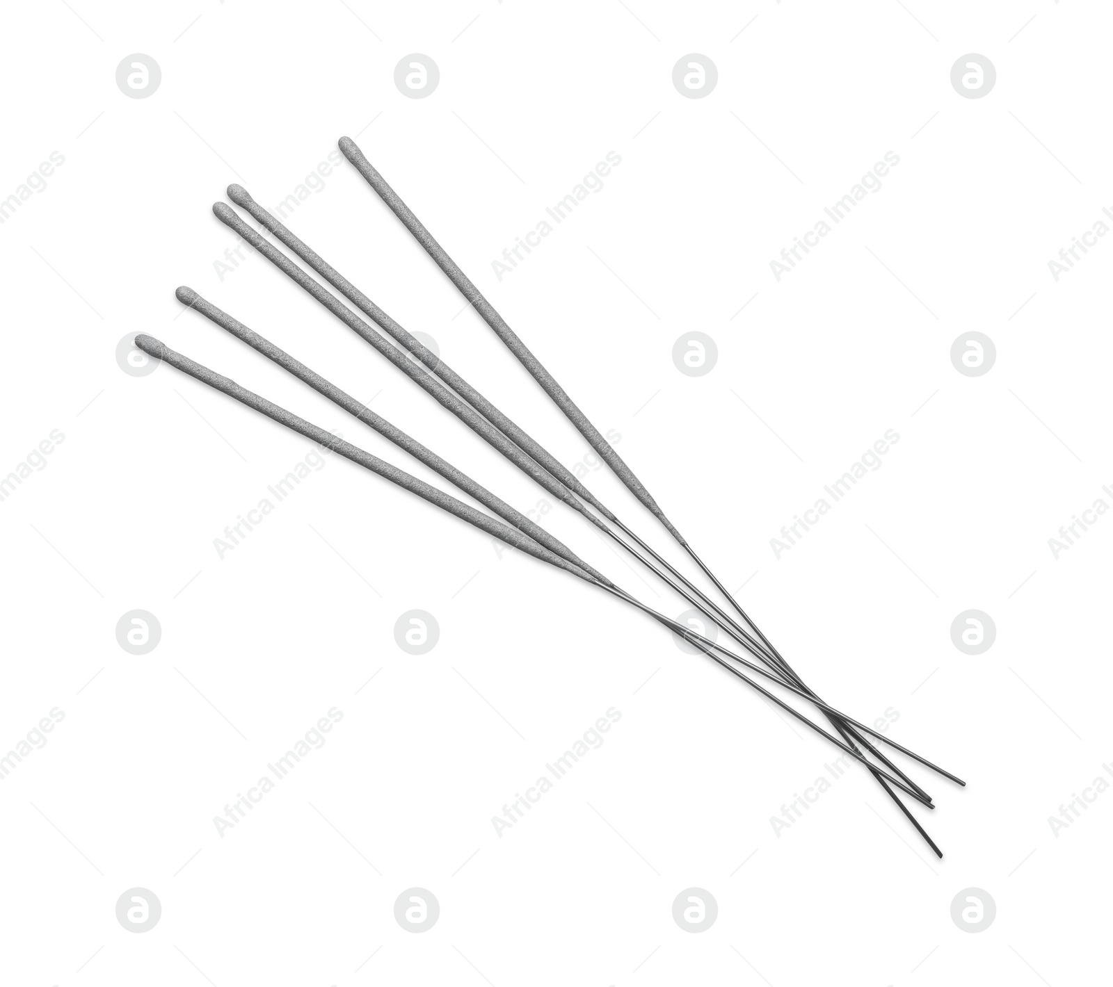 Photo of Many new sparkler sticks on white background