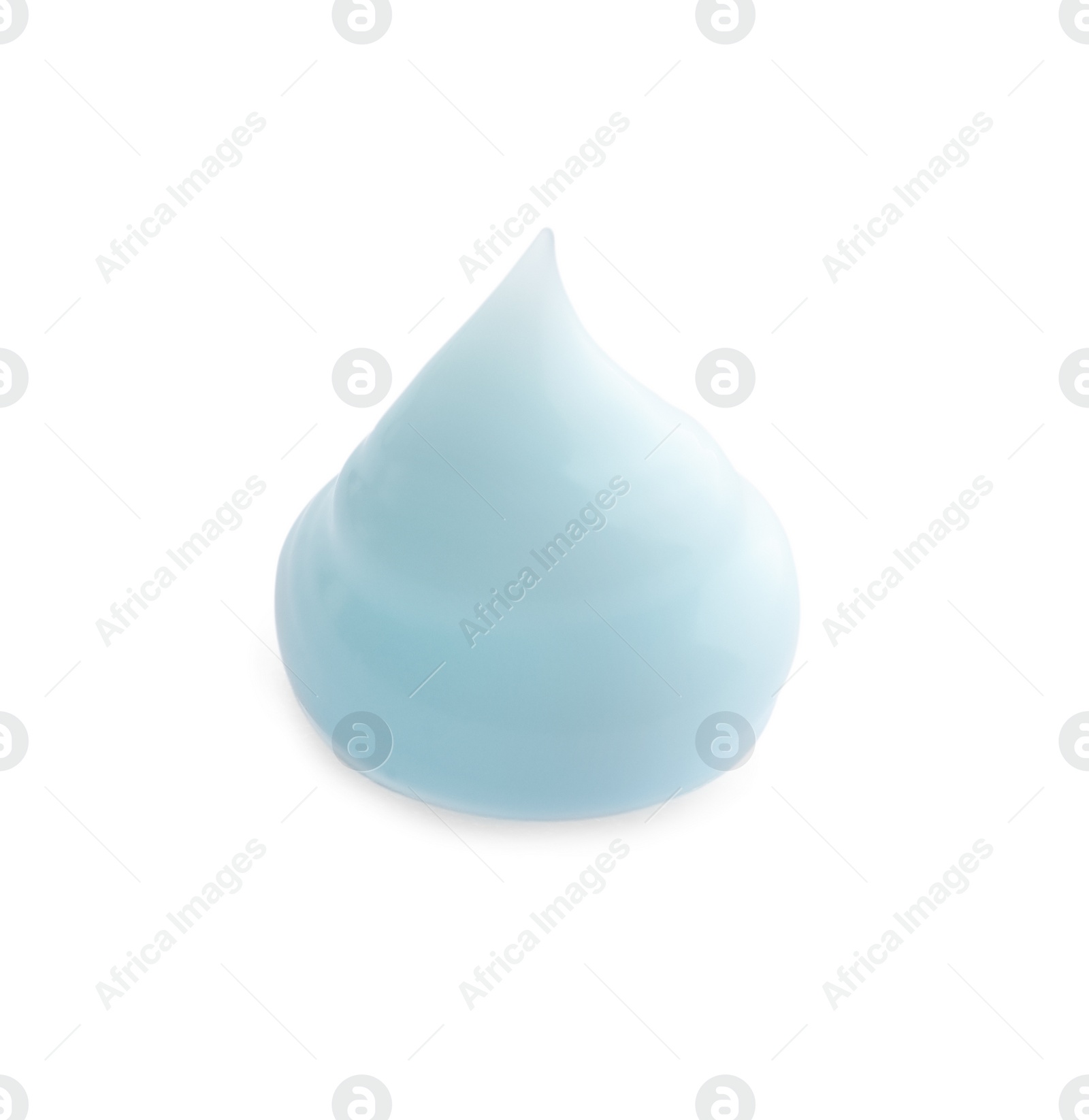 Photo of Sample of cosmetic gel isolated on white