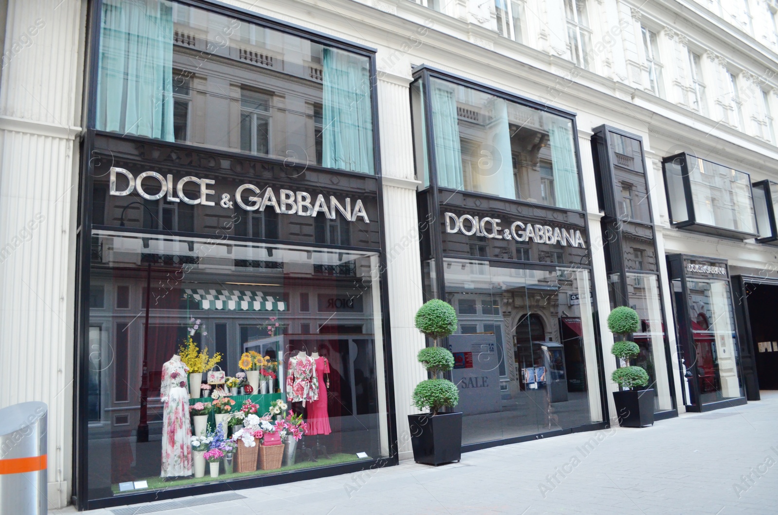 Photo of VIENNA, AUSTRIA - JUNE 18, 2018: Official DOLCE&GABBANA store on city street