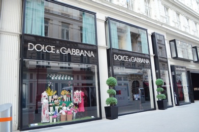 VIENNA, AUSTRIA - JUNE 18, 2018: Official DOLCE&GABBANA store on city street