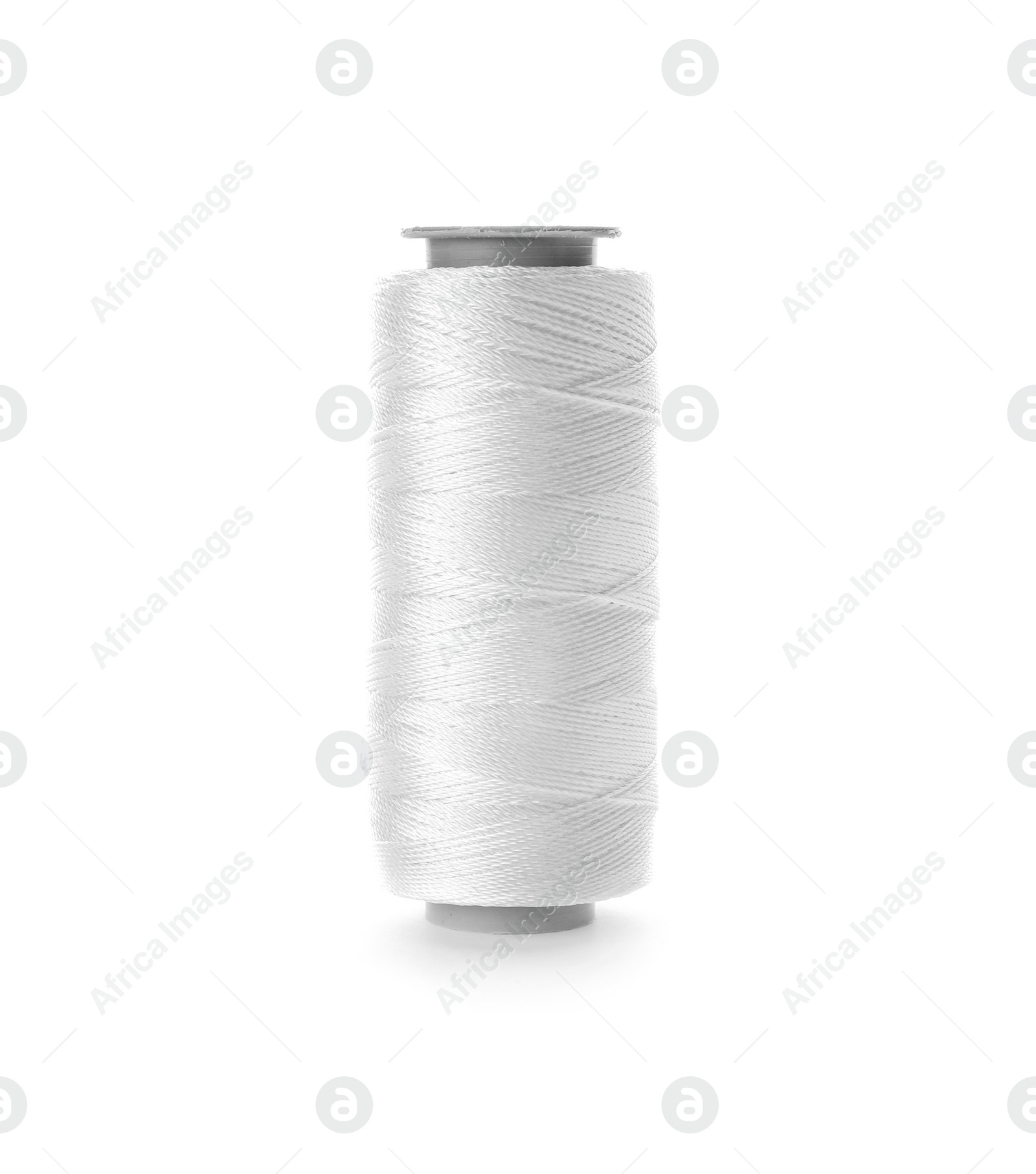 Photo of Color sewing thread on white background