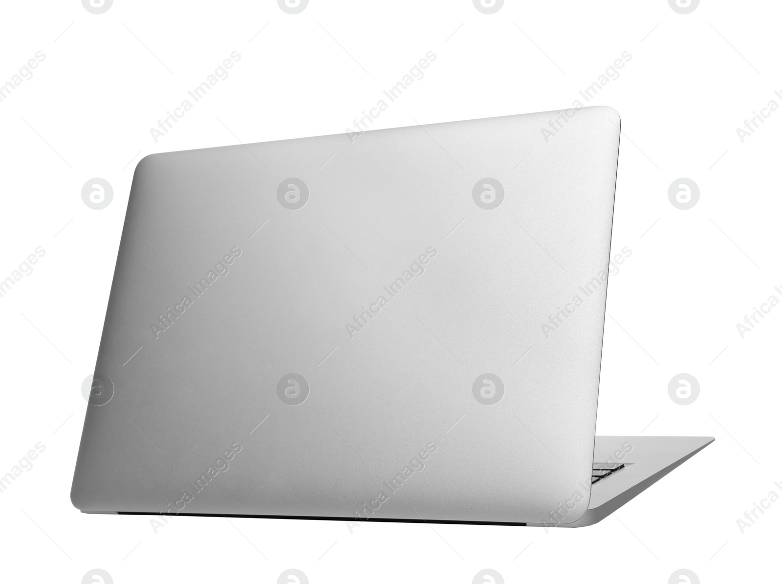 Photo of Laptop on white background. Modern technology