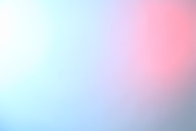 Photo of Pink light blue white gradient. Beauty of soft colors