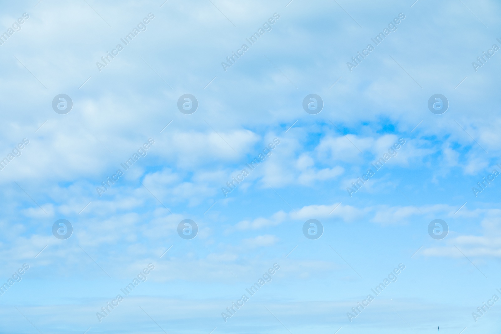 Photo of Beautiful blue sky with clouds on sunny day