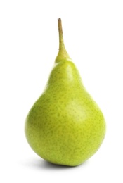 Photo of Whole ripe pear on white background