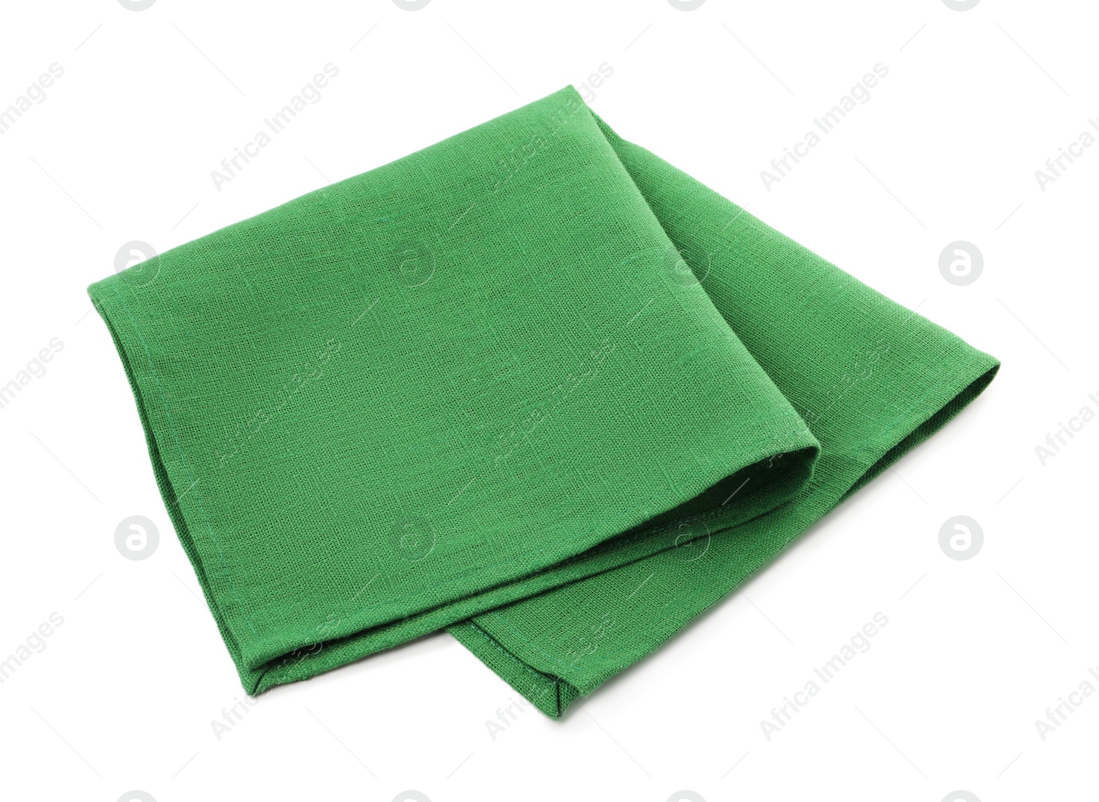 Photo of Fabric napkin for table setting on white background