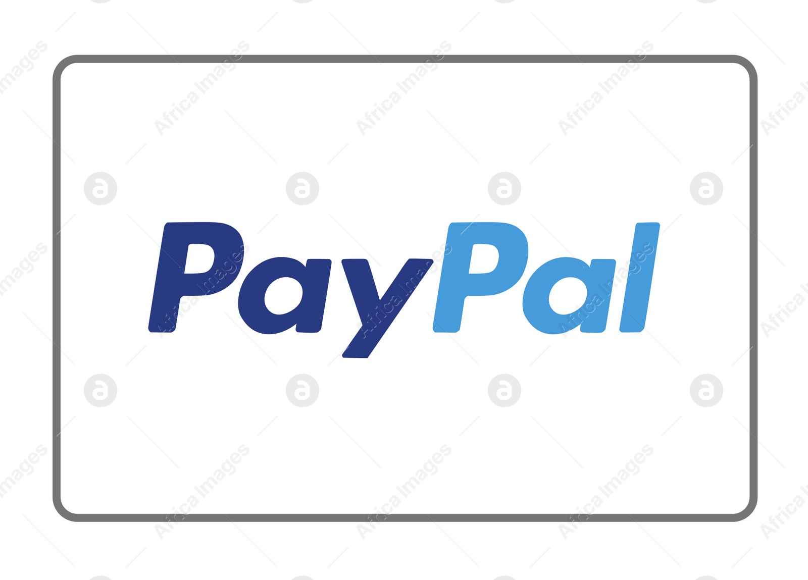 Illustration of MYKOLAIV, UKRAINE - JANUARY 18, 2021: Logotype of PayPal payment system on white background, illustration