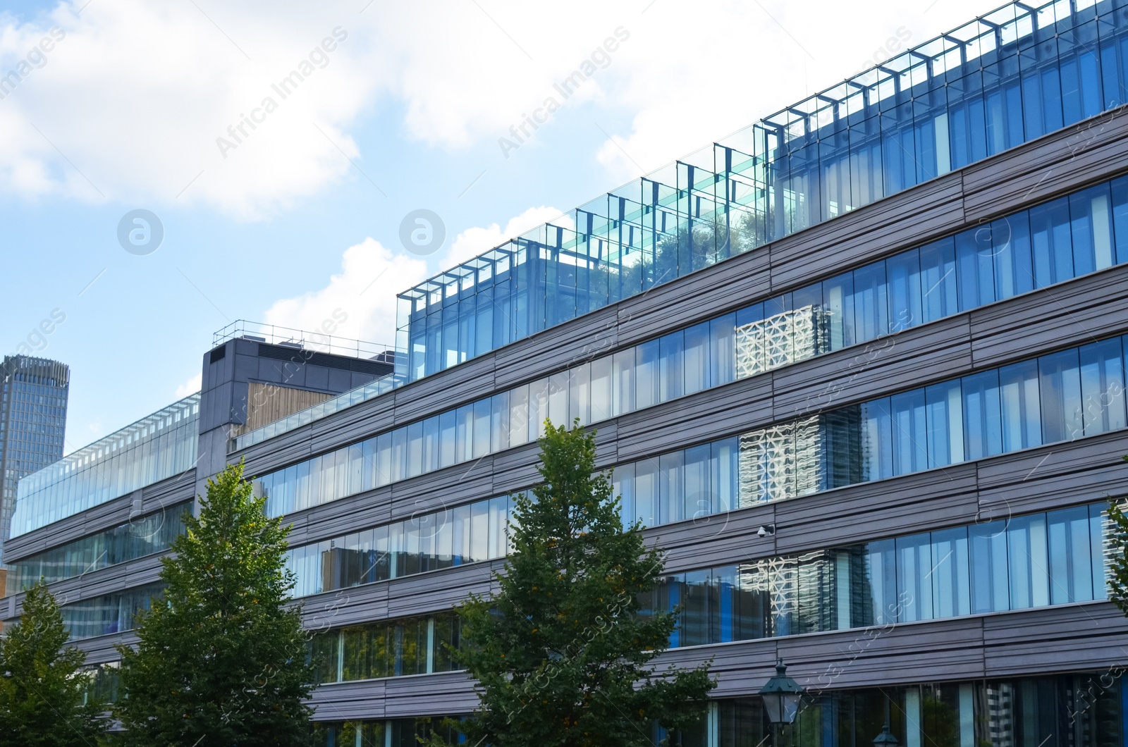 Photo of Exterior of beautiful building on city street