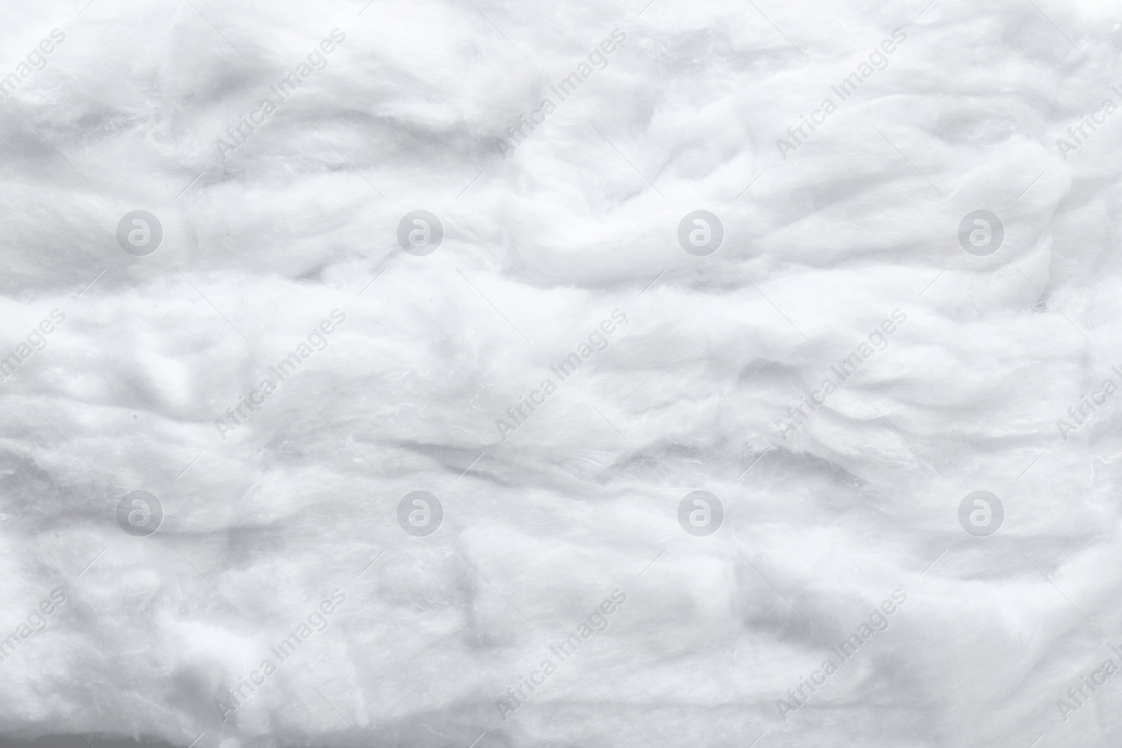 Photo of Soft clean cotton as background, top view