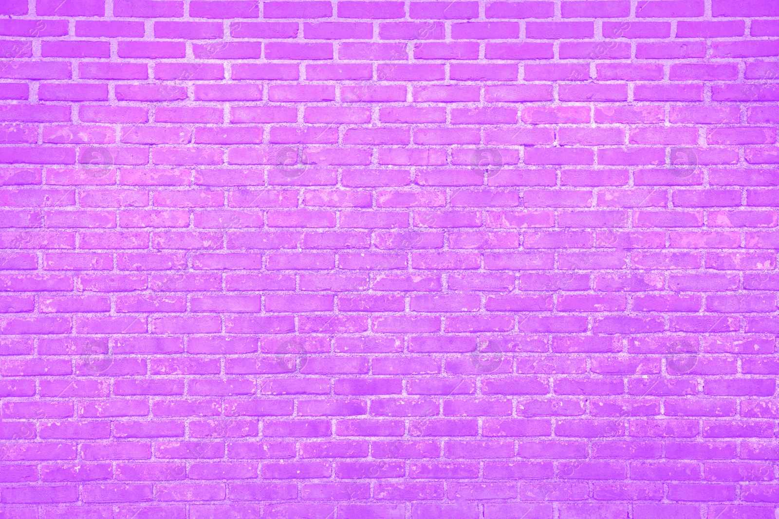 Image of Texture of bright violet brick wall as background