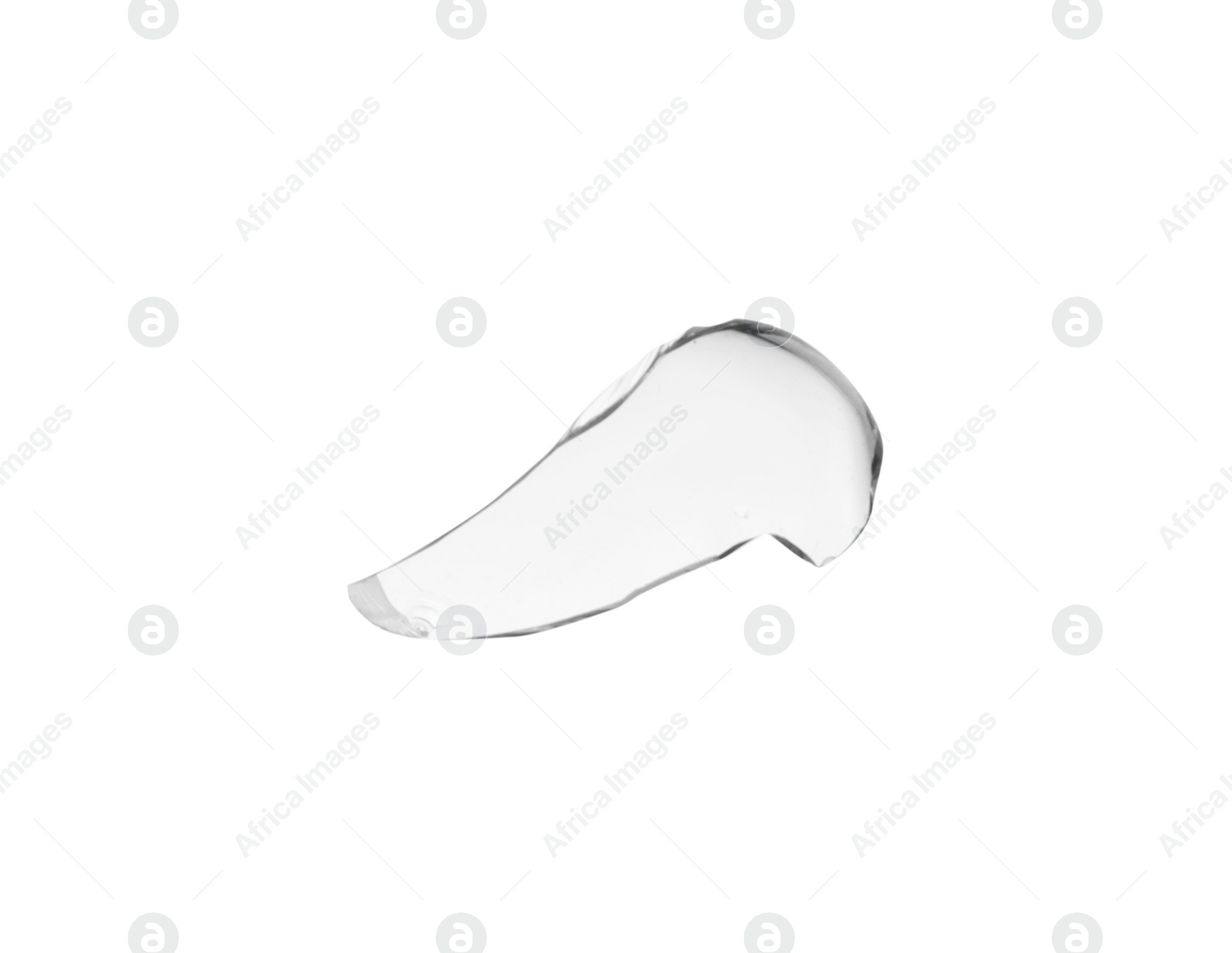 Photo of Piece of broken glass isolated on white