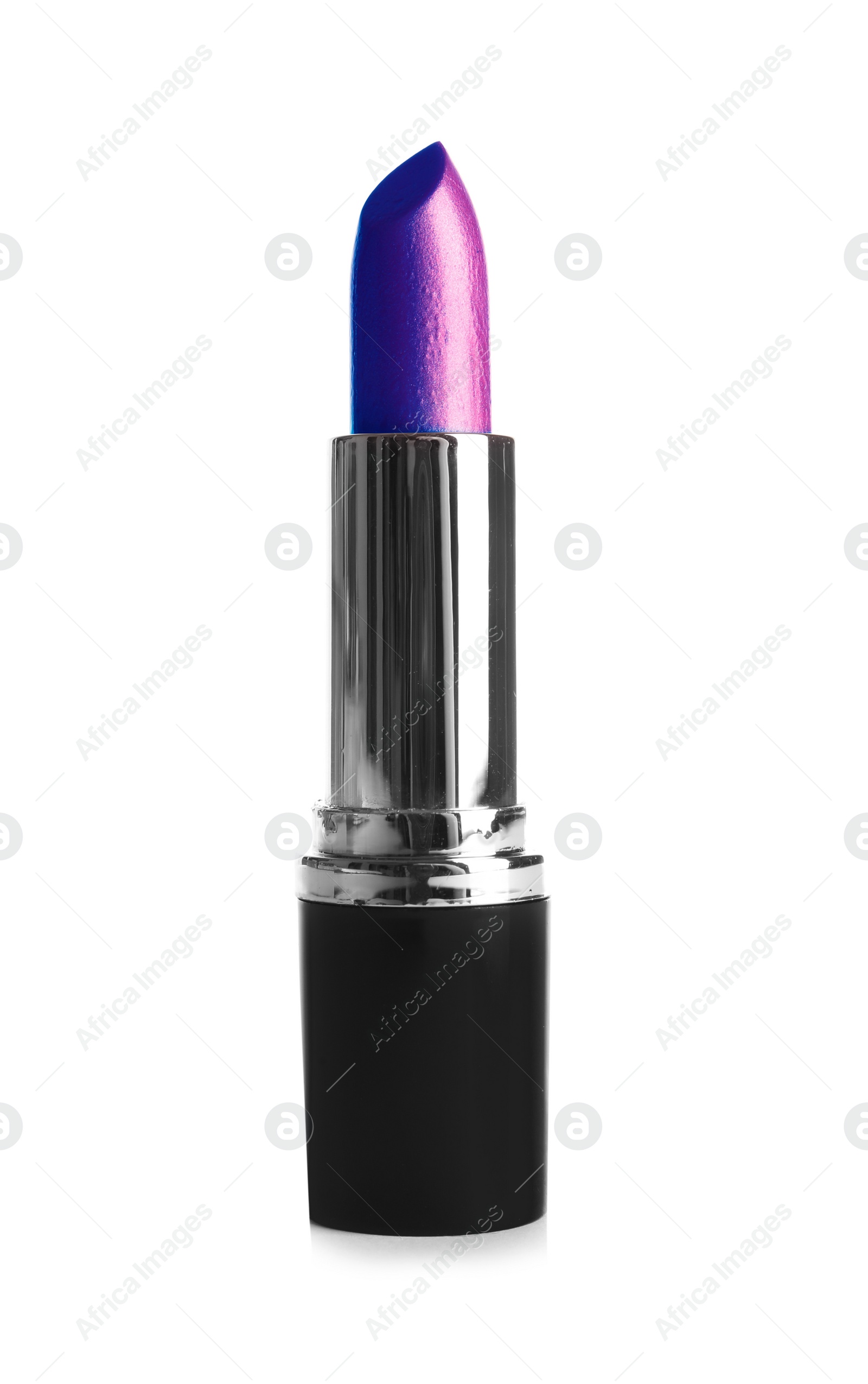 Image of Bright lipstick on white background. Professional makeup product 