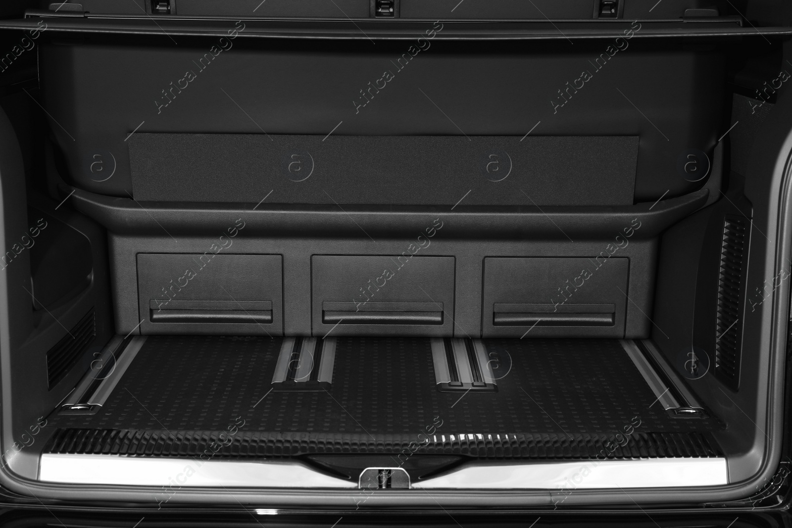 Photo of Open empty capacious trunk of modern car