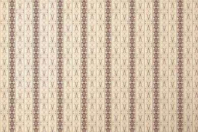 Illustration of Beige wallpaper with beautiful pattern as background