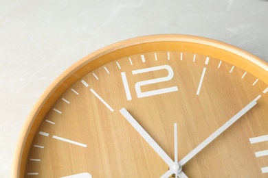 Photo of Big clock, closeup. Time change concept