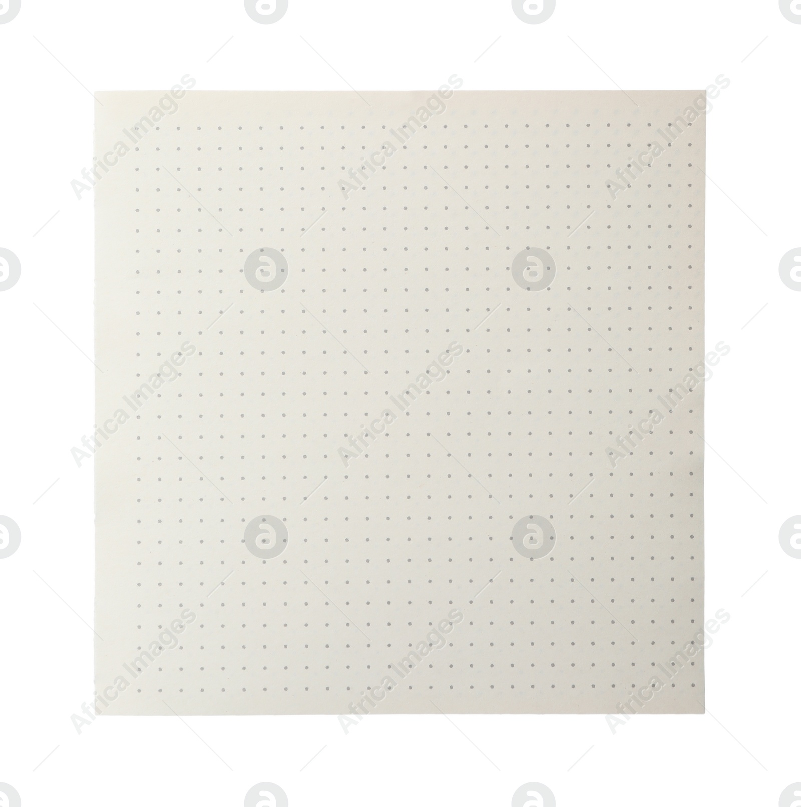 Photo of Blank notebook paper isolated on white. Space for design