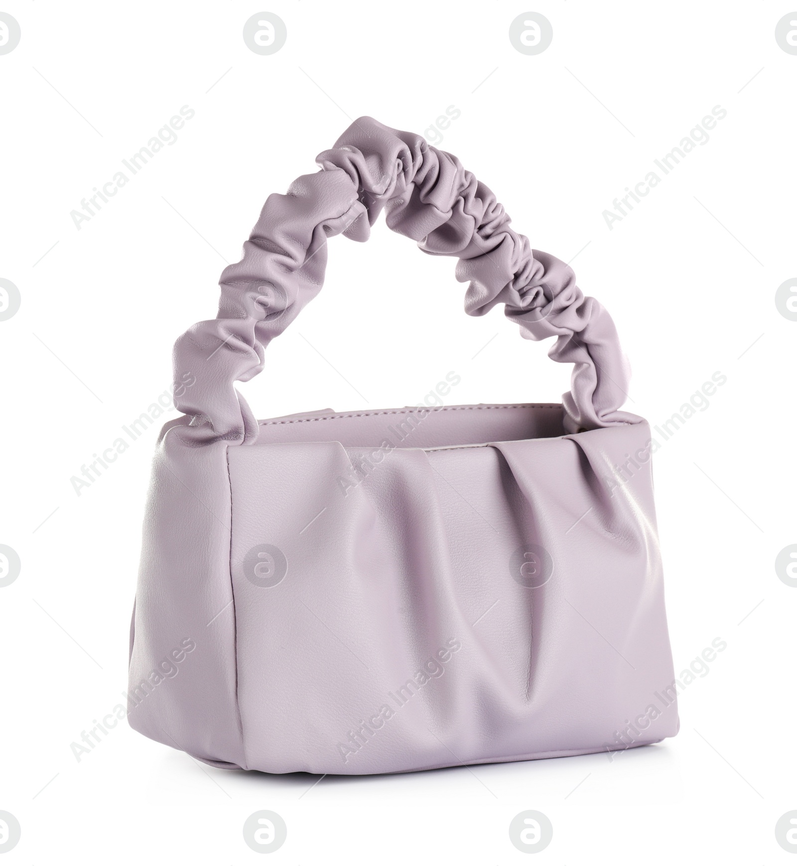 Photo of Purple women's mini bag isolated on white