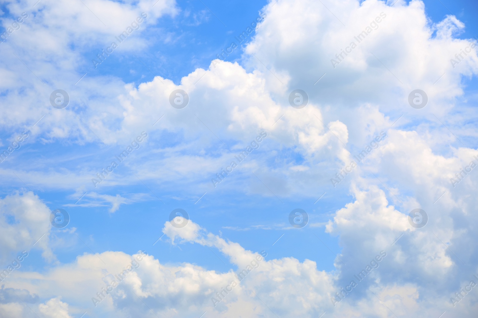 Photo of Beautiful view of blue sky with clouds