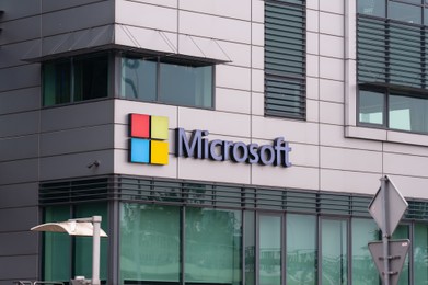 Warsaw, Poland - September 10, 2022: Beautiful modern Microsoft office