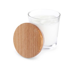 Jar of face cream isolated on white