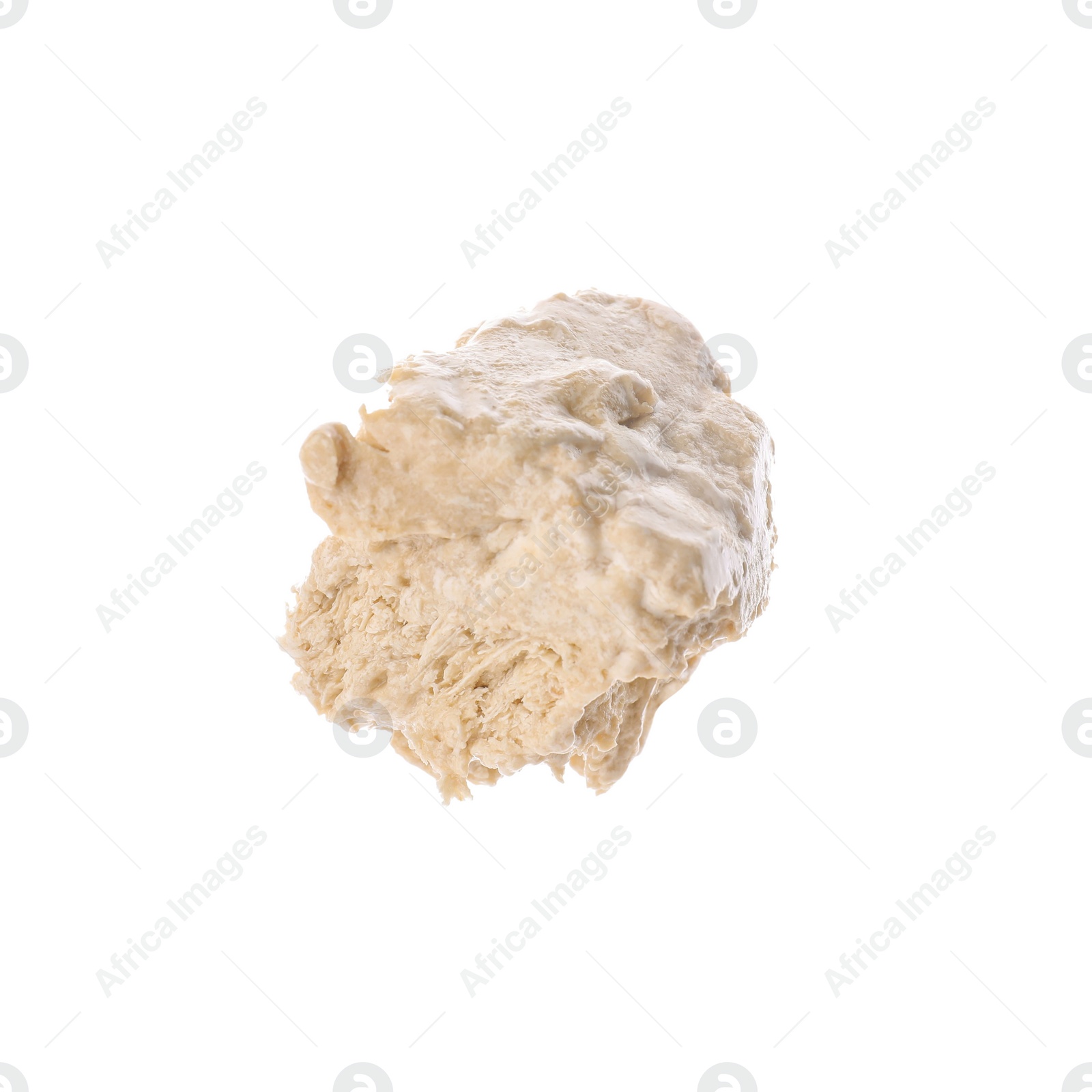 Photo of One piece of tasty halva isolated on white