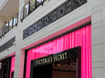 Photo of Poland, Warsaw - July 12, 2022: Official Victoria secret store in shopping mall