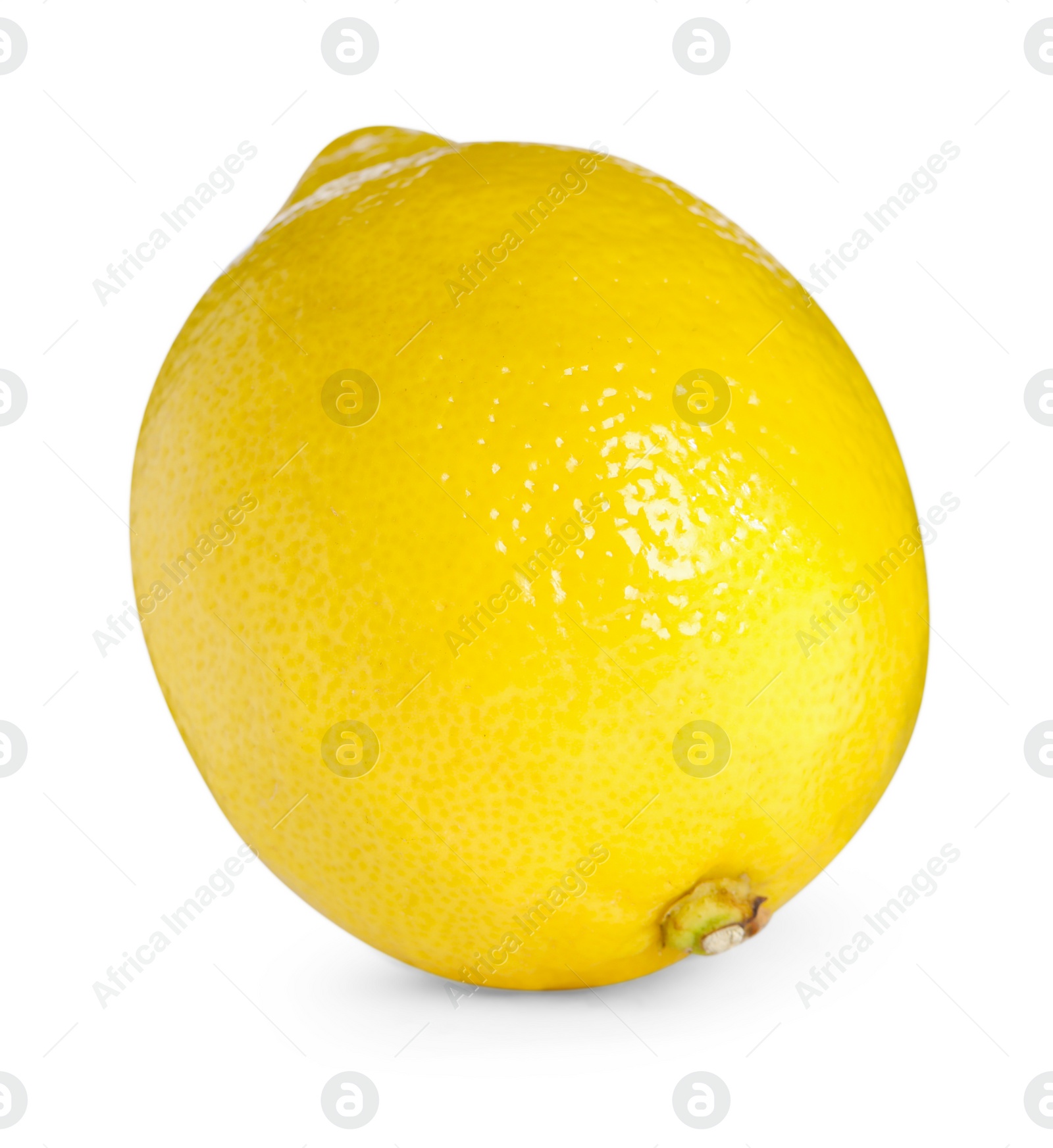 Photo of Fresh lemon isolated on white. Citrus fruit