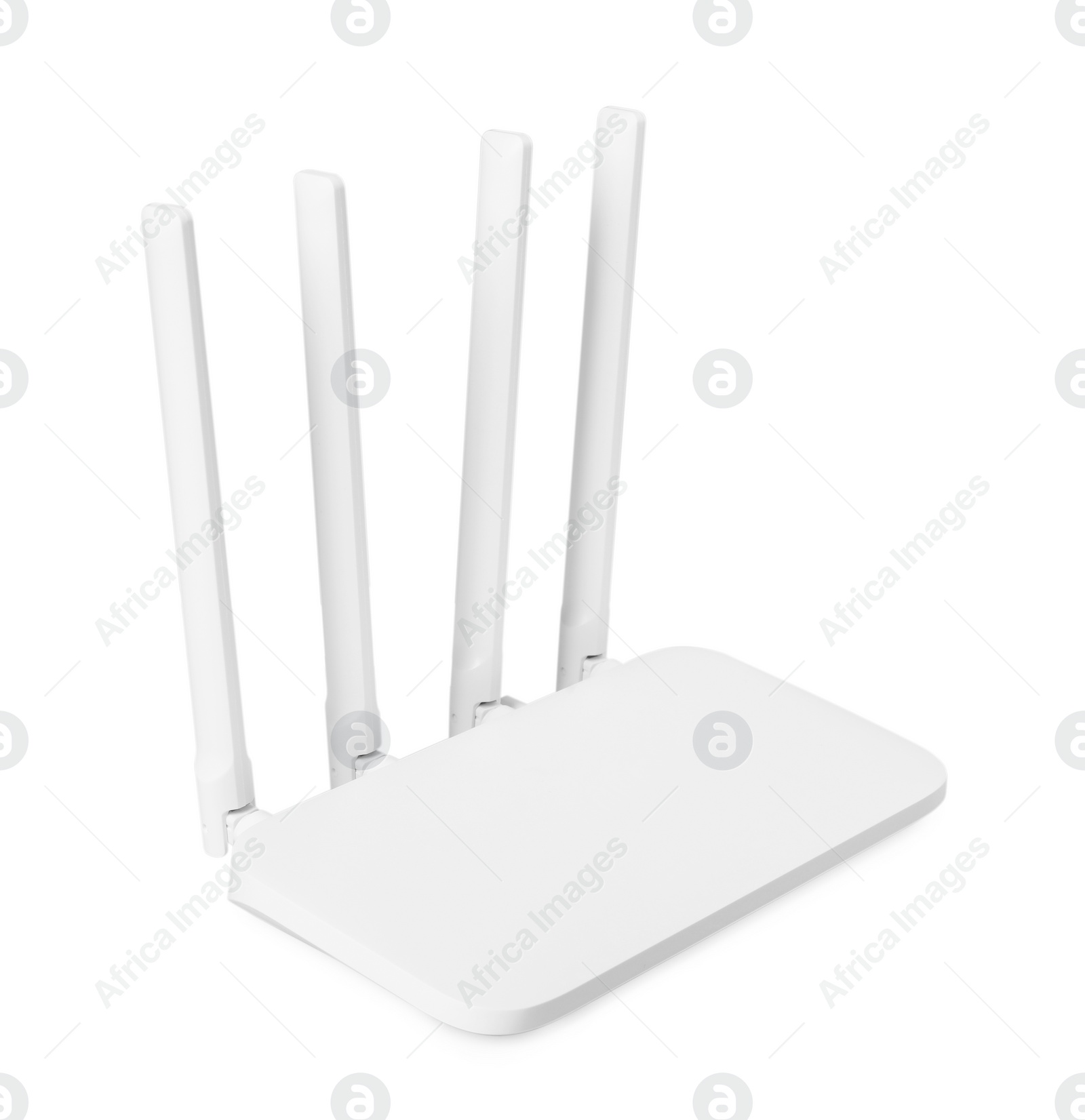 Photo of New modern Wi-Fi router isolated on white