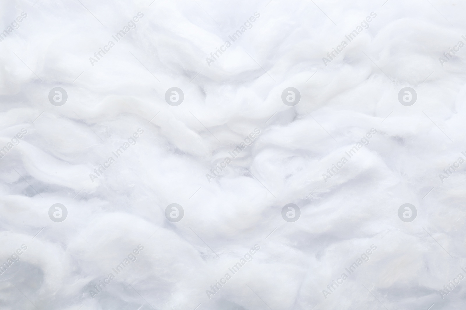 Photo of Soft clean cotton as background, top view