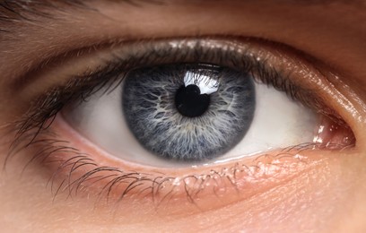 Image of Closeup view of man with beautiful eye