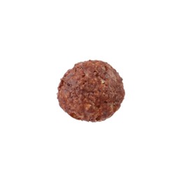 Photo of Sweet crispy chocolate corn ball isolated on white