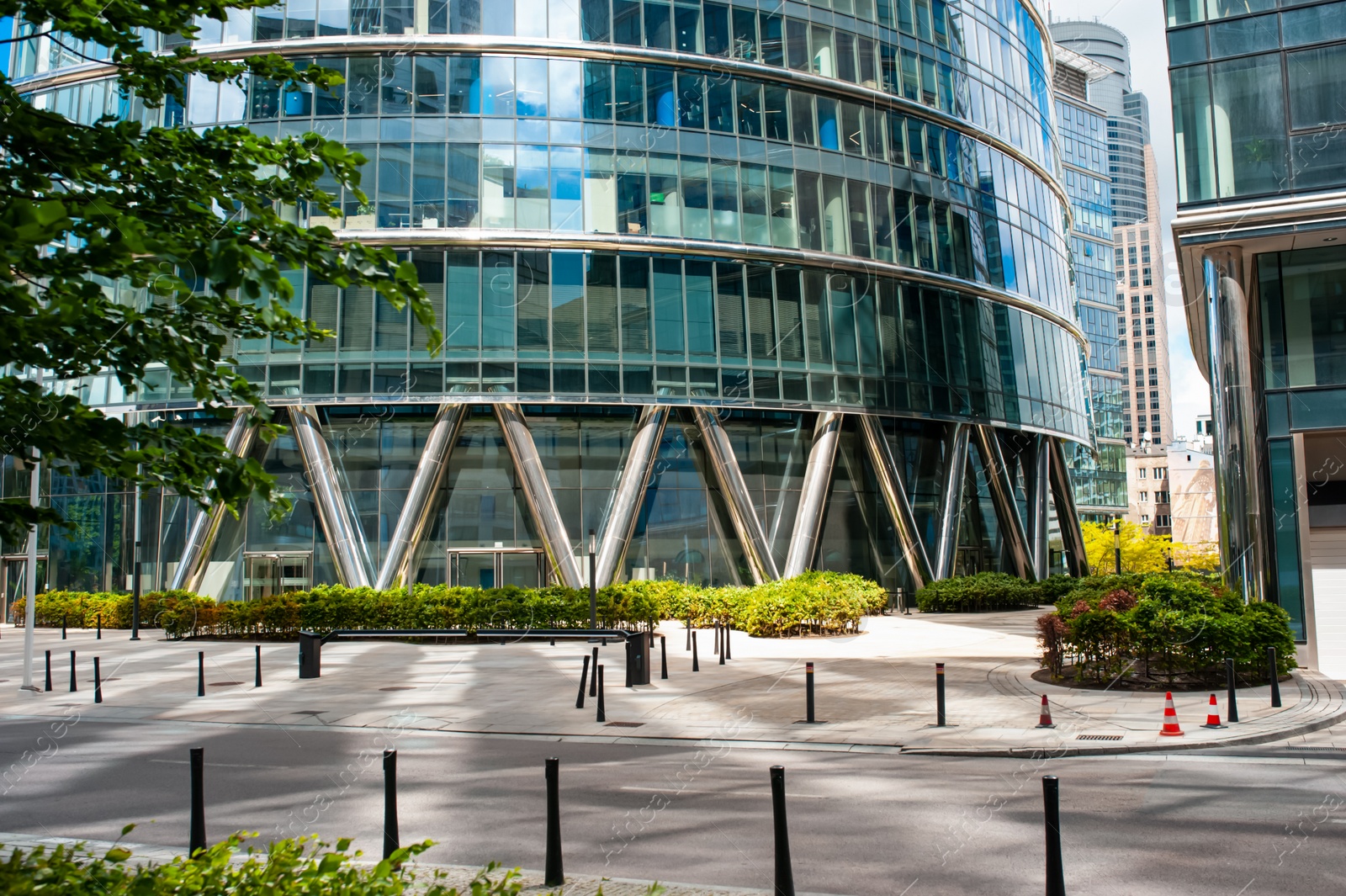 Photo of Beautiful buildings with many windows in city