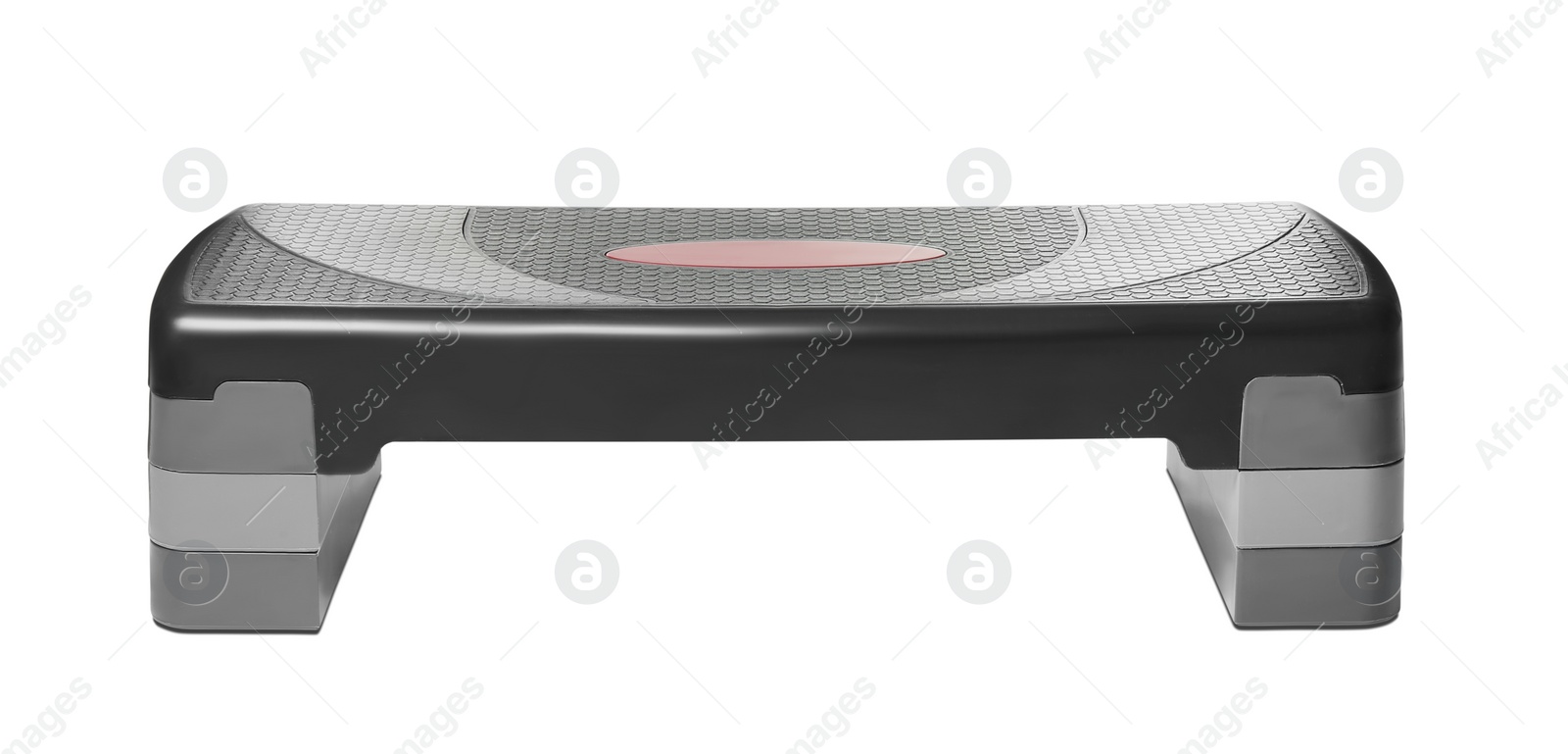 Photo of Step platform on white background. Sports equipment