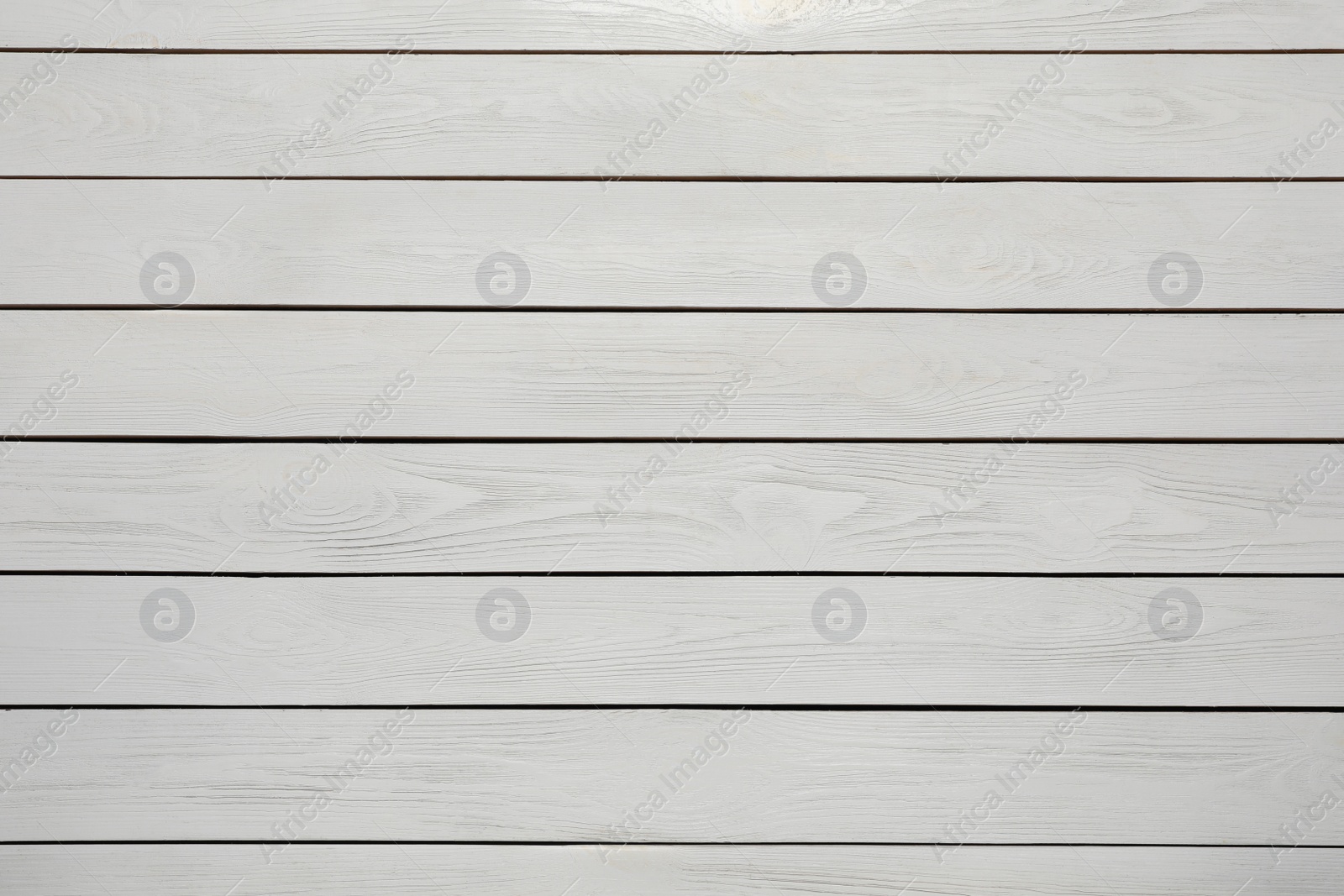 Photo of Texture of white wooden surface as background, top view