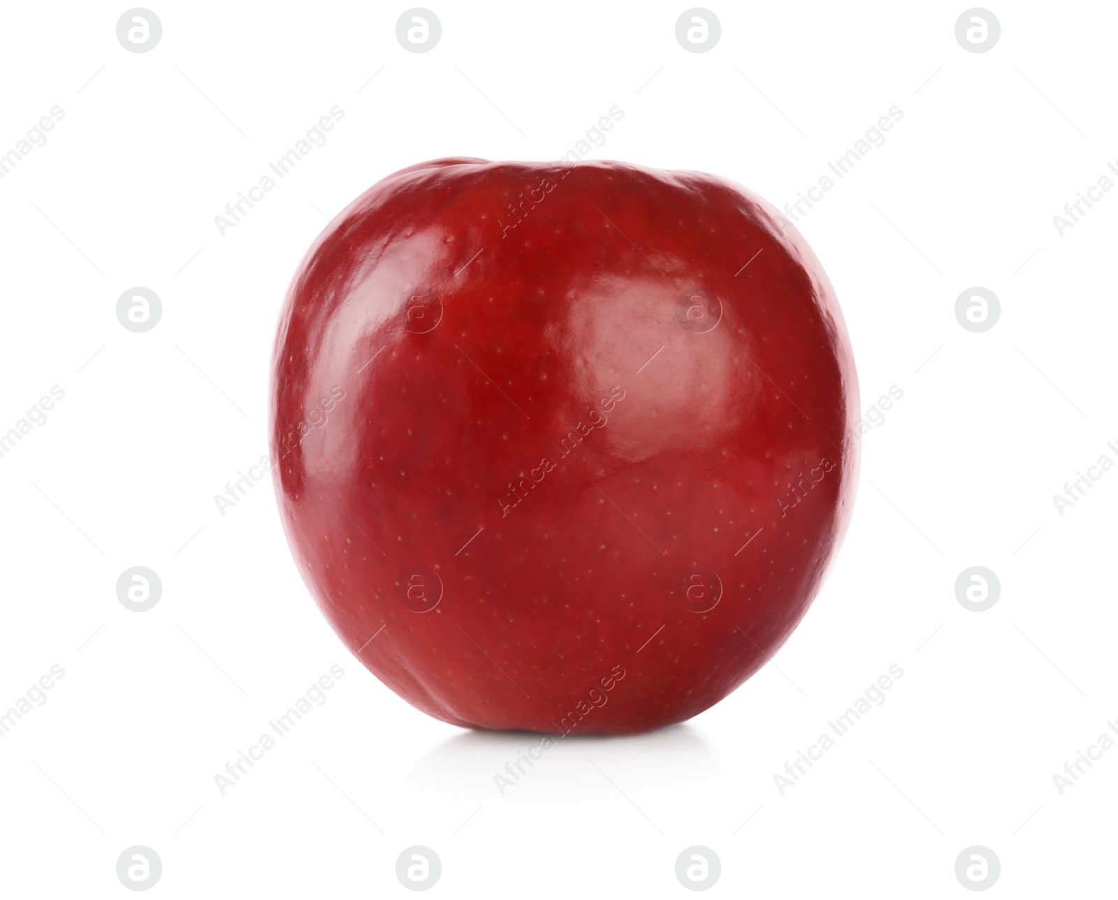 Photo of Fresh juicy red apple isolated on white