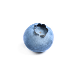 Photo of Tasty fresh ripe blueberry on white background