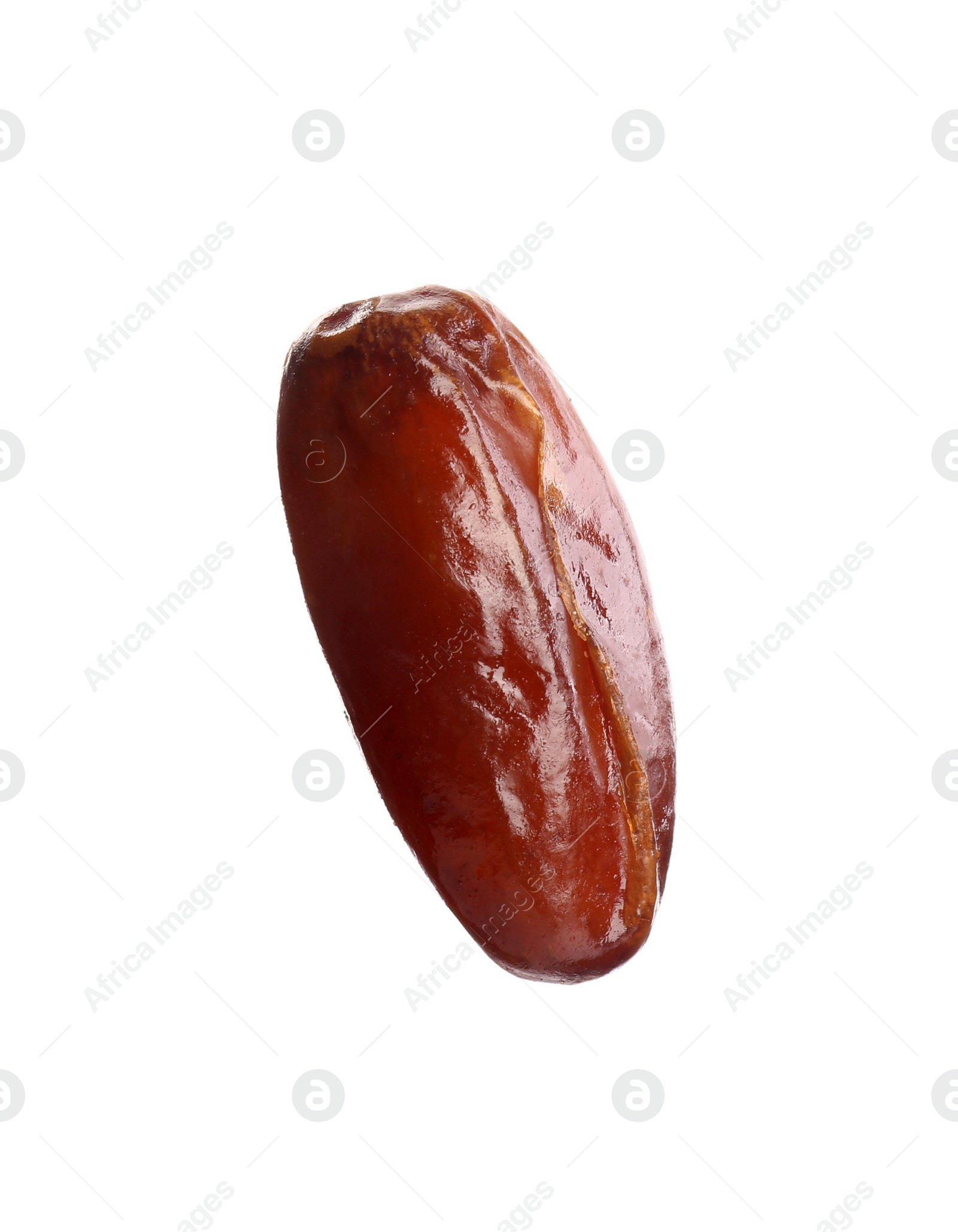 Photo of Tasty sweet dried date isolated on white