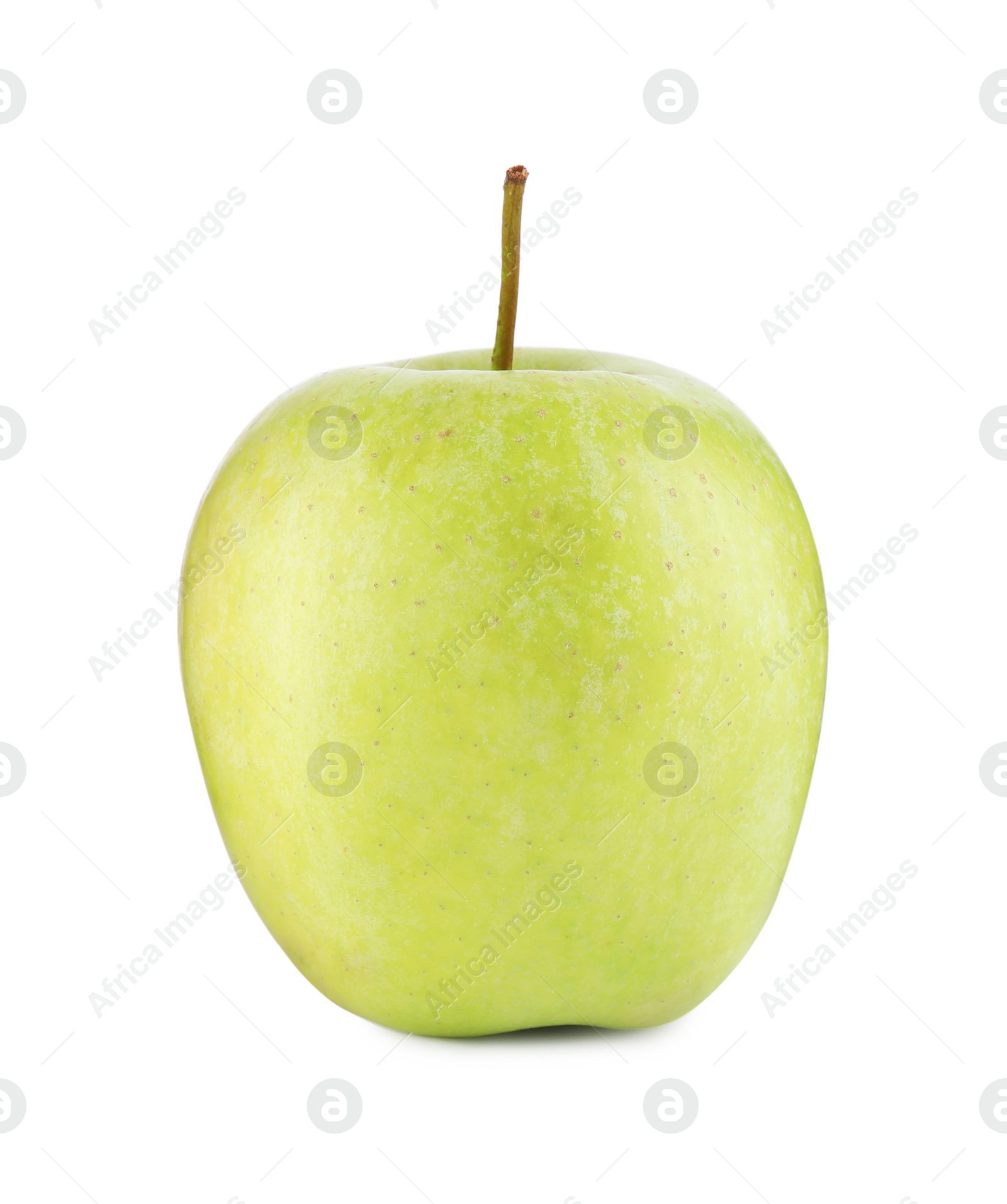 Photo of Fresh juicy green apple isolated on white