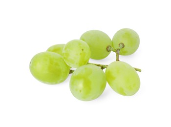 Fresh ripe juicy grapes isolated on white