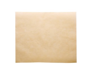 Photo of Sheet of baking paper isolated on white