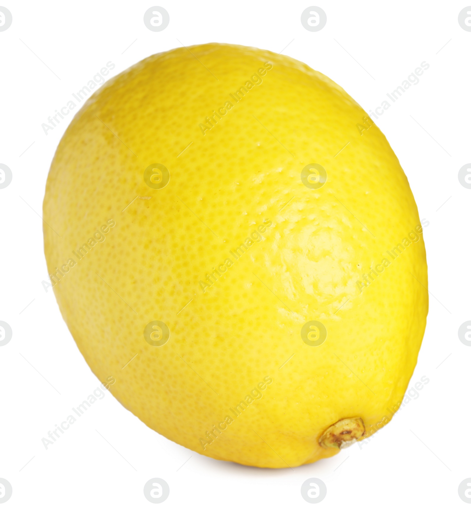 Photo of Fresh lemon isolated on white. Citrus fruit