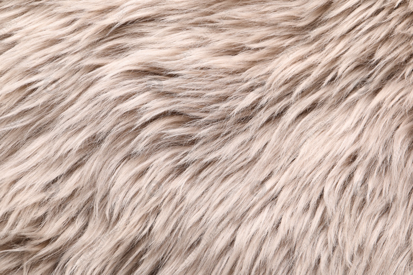 Photo of Texture of faux fur as background, closeup