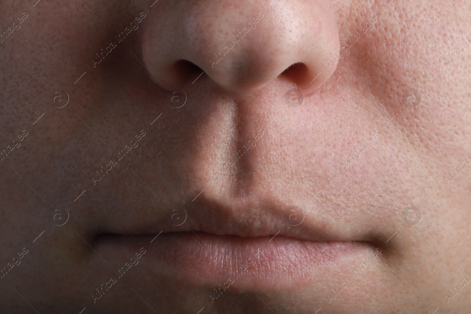 Photo of Closeup view of man with healthy skin