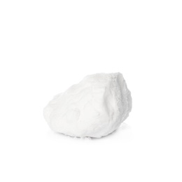 Photo of Single snowball isolated on white. Winter activities