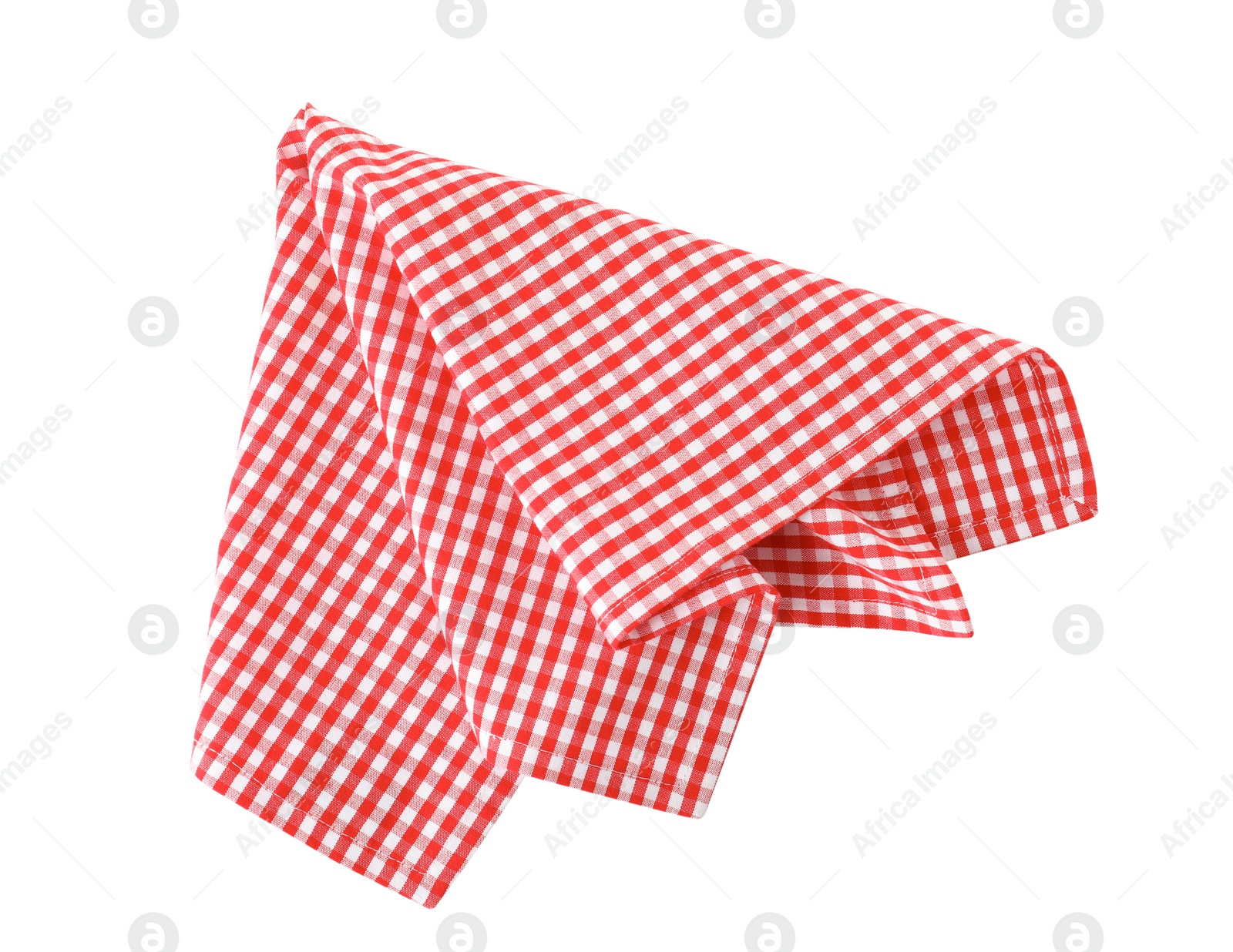 Photo of Fabric napkin for table setting on white background