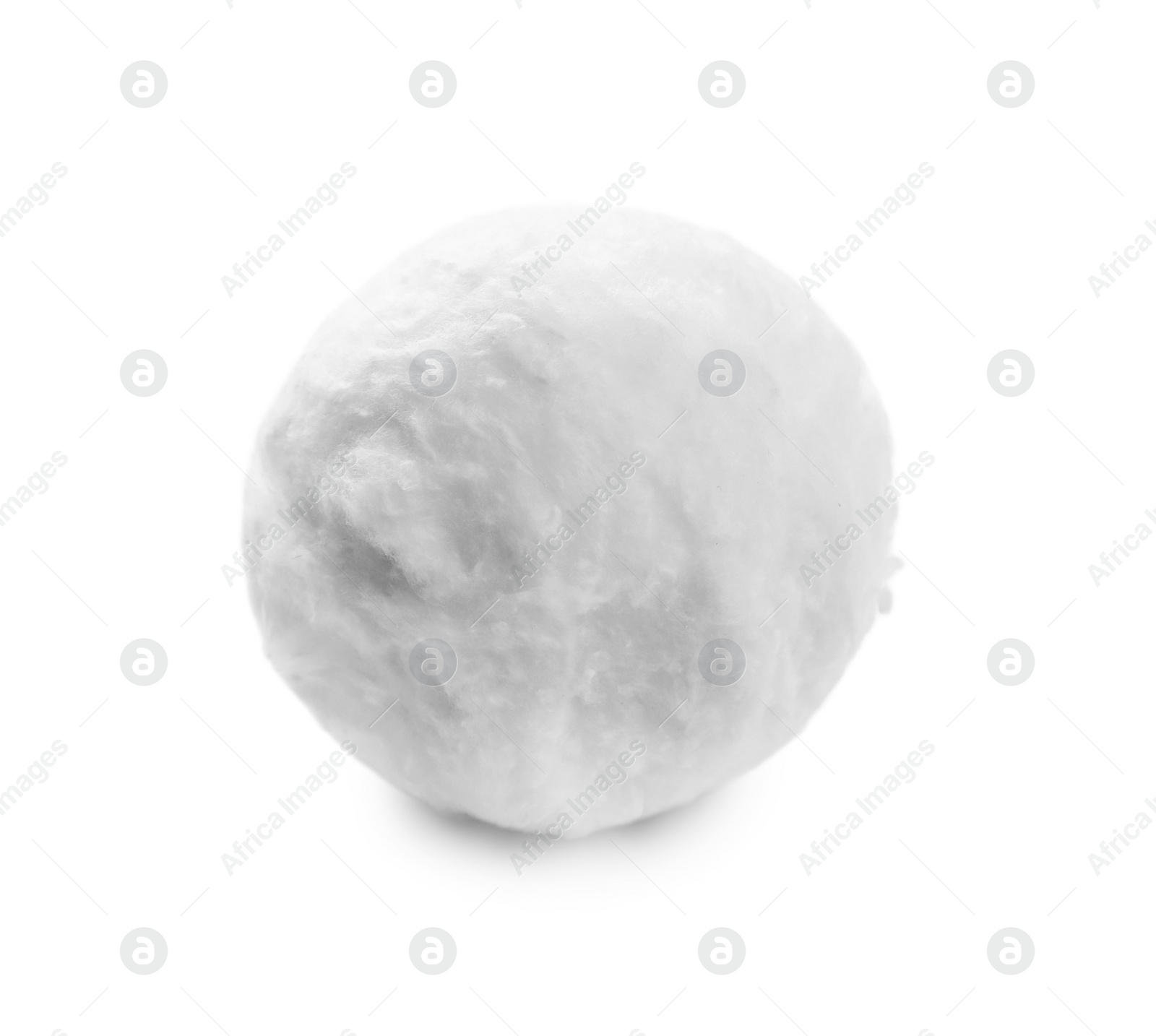 Photo of Ball of clean cotton wool isolated on white