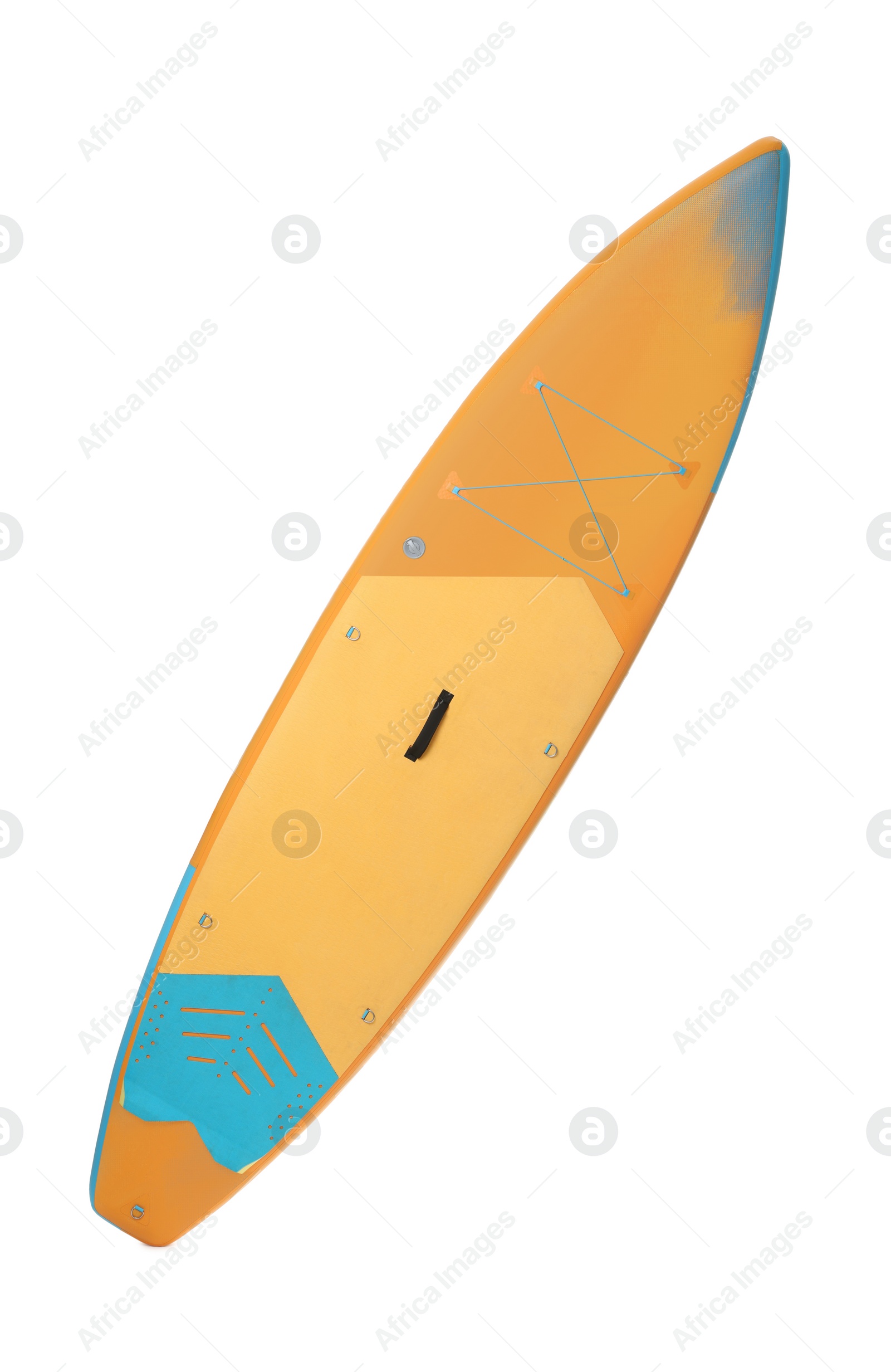 Photo of One SUP board isolated on white. Water sport