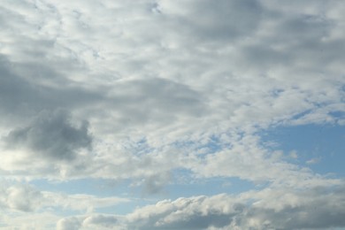 Photo of Beautiful view of sky with fluffy clouds