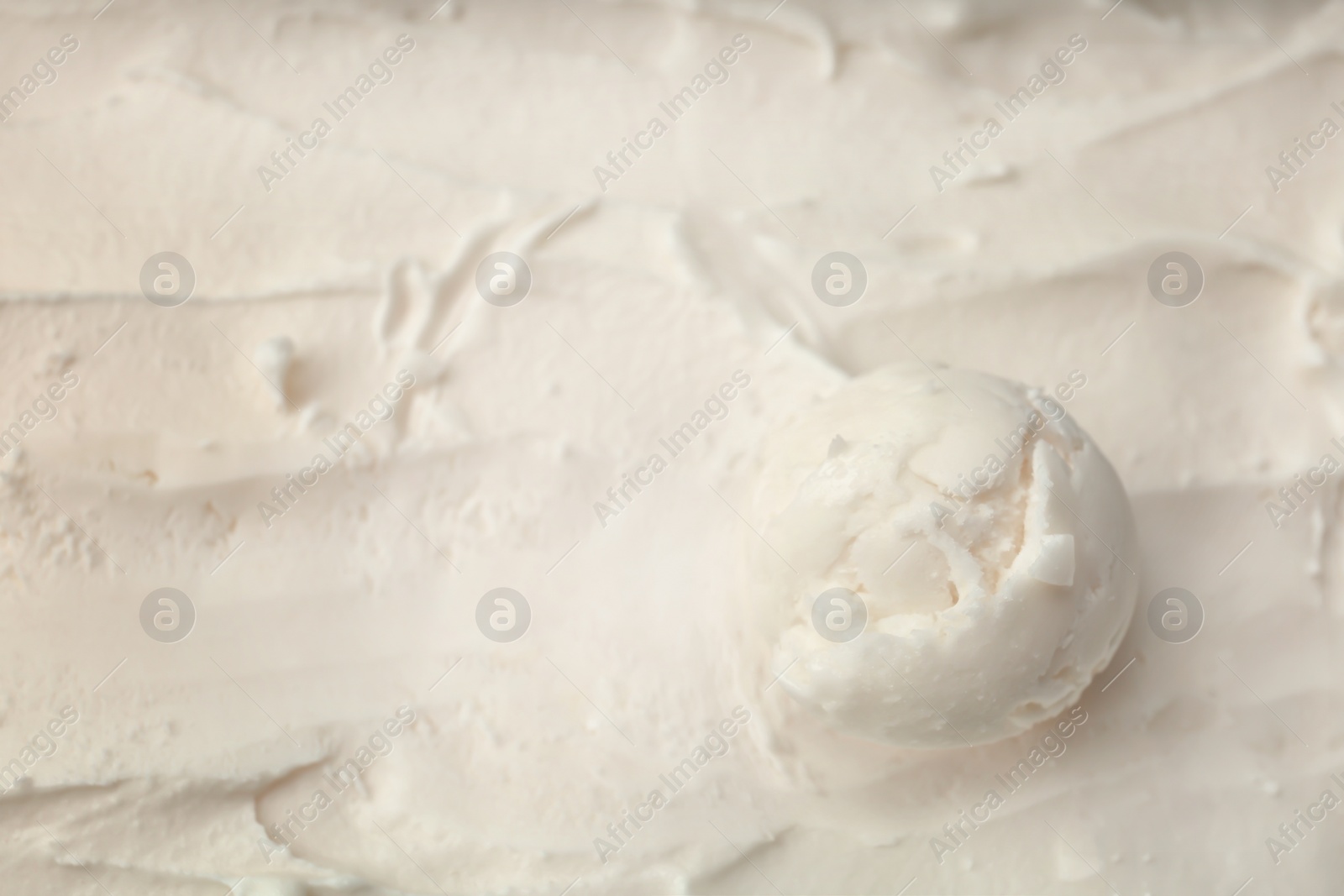 Photo of Delicious vanilla ice cream